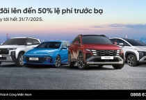 Ưu đãi hấp dẫn tháng 7 từ Hyundai Đông Sài Gòn