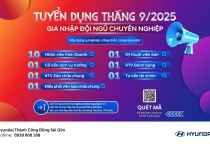 HYUNDAI ĐÔNG SÀI GÒN TUYỂN DỤNG NHÂN SỰ THÁNG 9/2025