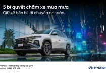 5 BÍ QUYẾT CHĂM XE MÙA MƯA