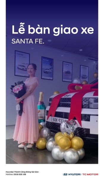 Giao Xe Hyundai Santa Fe 