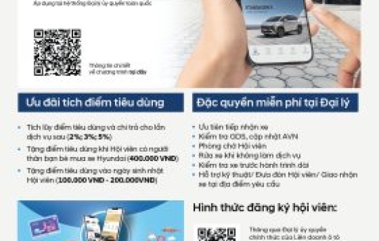CHƯƠNG TRÌNH HỘI VIÊN HYUNDAI | Đồng hành & Gắn kết