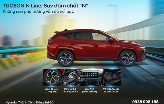 TUCSON N LINE: SUV ĐẬM CHẤT “N”