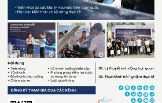CHƯƠNG TRÌNH HƯỚNG DẪN SỬ DỤNG XE AN TOÀN