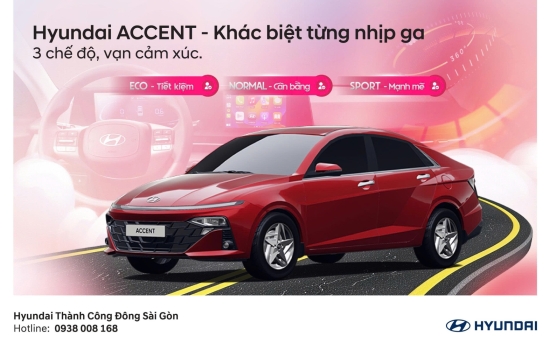 HYUNDAI ACCENT - KHÁC BIỆT TỪNG NHỊP GA