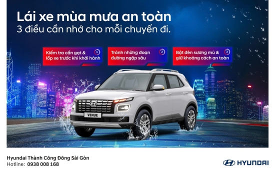 LÁI XE MÙA MƯA AN TOÀN