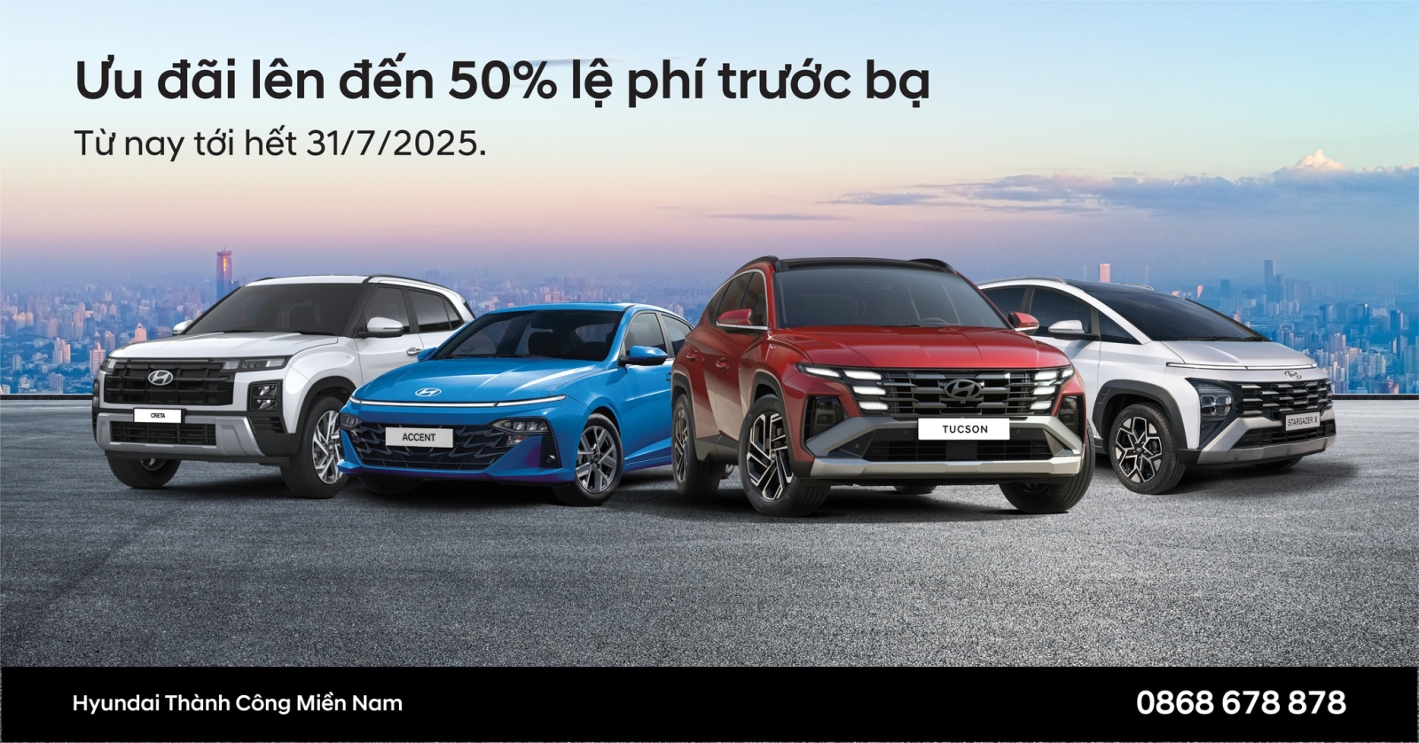 Ưu đãi hấp dẫn tháng 7 từ Hyundai Đông Sài Gòn
