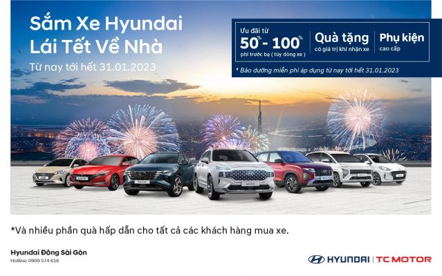 Khuyến mãi Hyundai Tháng 1